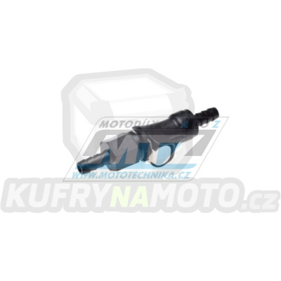 Rychlokonektor palivové/benzínové hadice 1/4&quot; (6mm) - barva černá