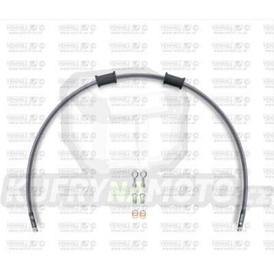Hadice zadní brzdy Venhill POWERHOSEPLUS HON-7003R (1 hadice v sadě) Průhledné hadice, chromové koncovky