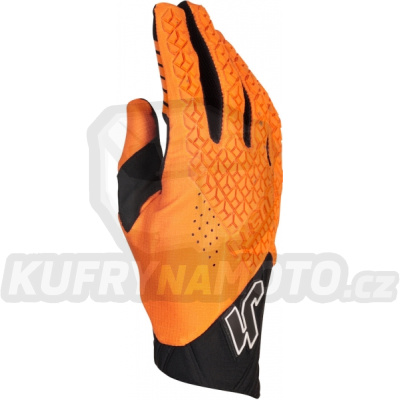 Moto rukavice JUST1 J-HRD černo/oranžové