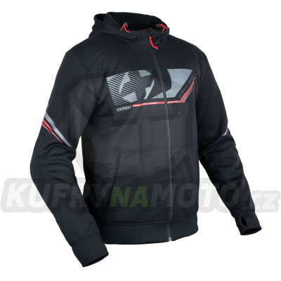 mikina SUPER HOODIE 2.0 SPORTS, OXFORD (černá)