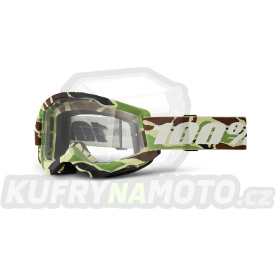 STRATA 2 NEW 100% - USA , War Camo- čiré plexi