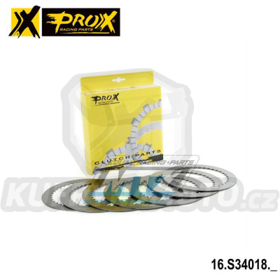 Lamely spojkové plechové (meziplechy) Prox 16.S34018 - Kawasaki KXF450+KX450X / 21-25 + Suzuki LT450R QuadRacer / 06-11 + RMZ450 / 05-25 + RMX450Z / 10-19