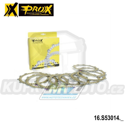 Lamely spojkové třecí (s obložením) Prox 16.S53014 - KTM 250EXC+250GS+380EXC+380SX+250SX+300EXC+360EXC+360SX + Husaberg TE300+TE250