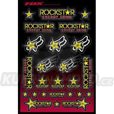 Samolepky FOX Rockstar