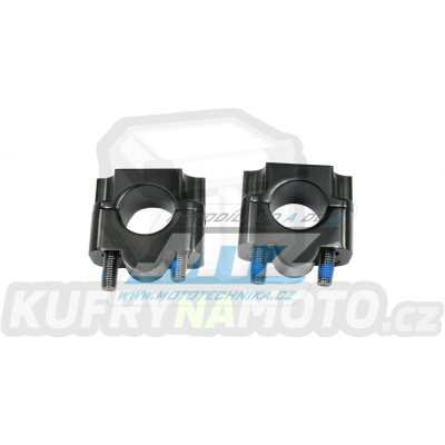 Redukce/Klemy řidítek - pro průměr 28,6mm (2šrouby) - barva černá