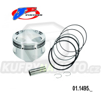 Pístní sada Honda XR400R / 96-04 + TRX400X / 09-14 + TRX400EX Sportrax / 99-08 - pro vrtání 89,00mm (J.E. Pistons 208552)