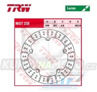 Kotouč brzdový TRW MST238 (305/181/5D) - BMW R1100S / 98-00+R1200GS / 04-18+R1200GS Adventure / 06-18