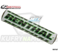 Polstr na hrazdu řidítek (rulička na hrazdu) - Renthal SX-Pad P267 - bílo-zelený
