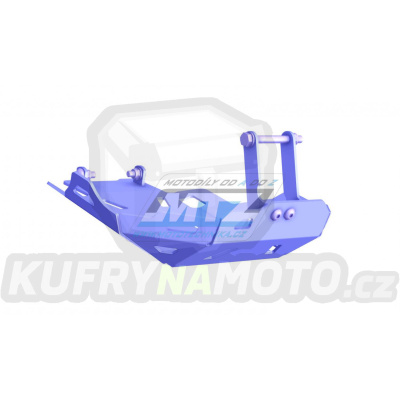 Kryt pod motor hliníkový Dual Sport -  Yamaha XTZ660 Tenere / 08-15 - barva modrá