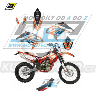 Polepy s potahem sedla (sada polepů a potah sedla Dream) - Beta RR 4T / 10-12 - typ polepů Dream4