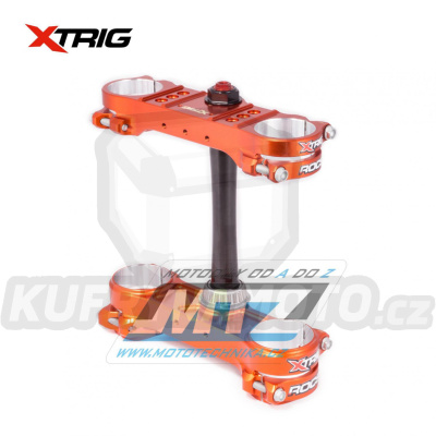 Brýle (Triple-Clamps) kompletní Xtrig ROCS Factory - KTM SX+SXF / 13-22 + EXC+EXC TPI+EXCF+XCW+XCW TPI+XCFW / 14-23 + XC+XC TPI+XCF / 14-22 + Husqvarna TC+FC / 14-22 + TE+FE+TX+FX / 15-23 + Gas Gas MC+EC / 21-23 (pro vidlice WP / offset 20-22)