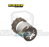 Sada spojkových lamel třecích a ocelových Hinson - Kawasaki KXF250 / 21-25