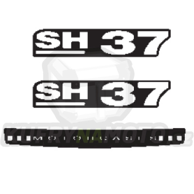 Samolepky SHAD D1B371ETR pro SH37