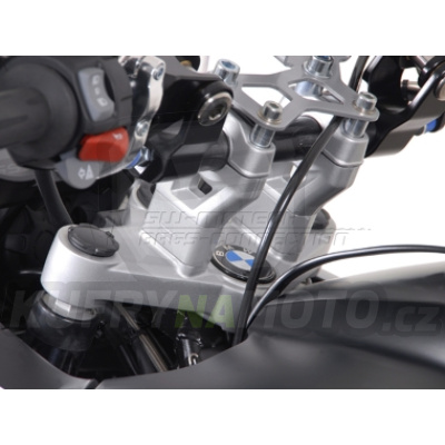 Zvýšení řidítek o 30 mm stříbrná SW Motech BMW R 1200 GS 2008 - 2012 R12 (K25) LEH.07.039.117/S-BC.17815