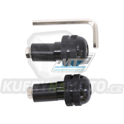 Koncovky/závaží řidítek ANTIVIBRATION - černé (pro vnitřní průměr řidítek ¤17mm)