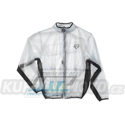 Pláštěnka FOX Fluid MX Jacket - průhledná - černá - velikost XXL