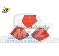Polepy číslových tabulek (vystřižené) - KTM 125SX+525SX / 03 - barva červená