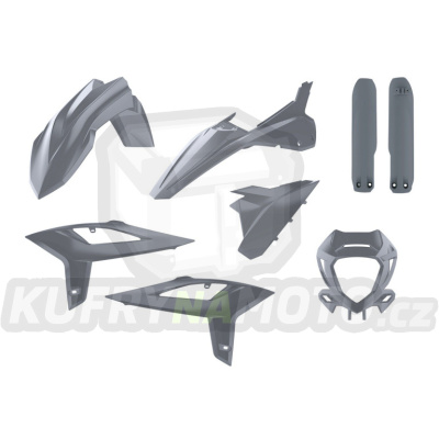 Sada plastů POLISPORT nardo grey