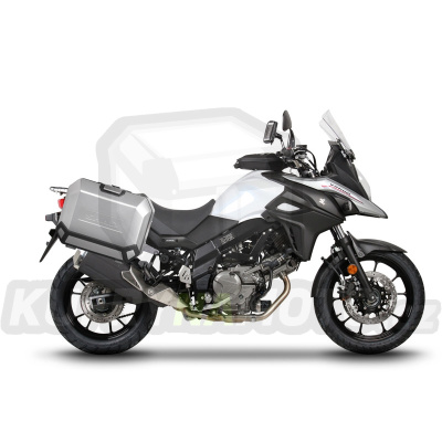 Kompletní sada bočních hliníkových kufrů SHAD TERRA 36L/36L, včetně montážní sady SHAD SUZUKI DL 650 V-Strom