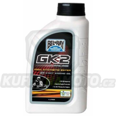 Motorový olej Bel-Ray GK-2 Racing Kart 100% Synthetic Ester 2T 1 l