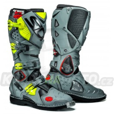 Boty Sidi CROSSFIRE 2 SRS black/grey/yellow fluo