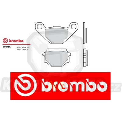 Brzdové destičky Brembo APRILIA RZ 50 r.v. Od neurčeno -  směs Originál Přední