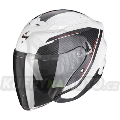 Moto přilba SCORPION EXO-230 FENIX perleťová bílo/černá