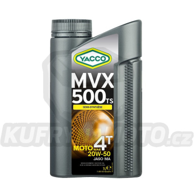 Motorový olej YACCO MVX 500 TS 4T 20W50, YACCO (1 l)
