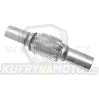 pružný člen výfuku PREMIUM, vnitř. průměr 38 mm / délka pr. členu 100 mm / celková délka 220 mm