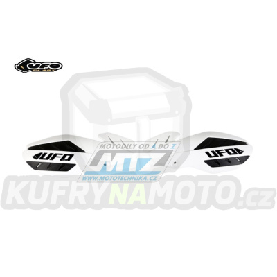 Kryty páček Ufo Flame Kawasaki KXF250 / 13-18 + KXF450 / 15-18 - barva bílá