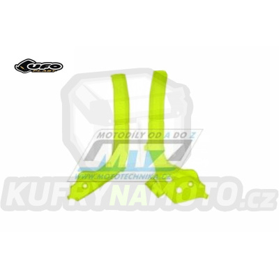Kryty rámu Husqvarna TC125+TC250+FC250+FC350+FC450 / 19-22 + TE250+TE300+FE250+FE350+FE450+FE501 / 20-23 + Gas-Gas MC+MCF+EC+ECF / 21-23 - barva FLUO žlutá (neon žlutá)