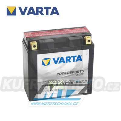Baterie (akumulátor motocyklový) VARTA Powersports AGM - YT14B-BS (12V-13Ah)