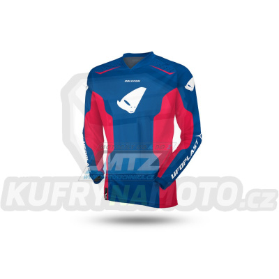 Dres motokros UFO Oblivion - modro-červený - velikost XL