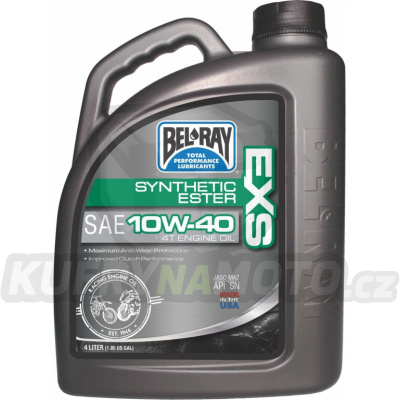 Motorový olej Bel-Ray EXS FULL SYNTHETIC ESTER 4T 10W-40 4 l