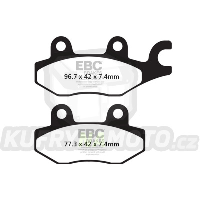Brzdové destičky EBC FA165R