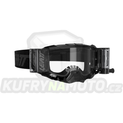 LEATT  brýle VELOCITY 5.5 ROLL-OFF GOGGLE black CLEAR barva černá