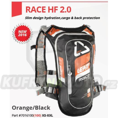 Leatt camel bag TAŠKA S BATOHEM MODEL GPX RACE HF 2.0 ORANŽOVÁ / ČERNÁ (1L BATOH, 2L TEKUTÉ) ORANŽOVÁ / ČERNÁ-7016100100-akce