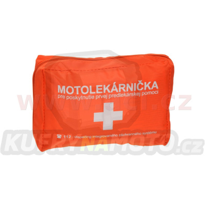 motolékárnička SK - textilní (výbava dle platné vyhlášky MZ SR 143/2009 z.z., oranžová)