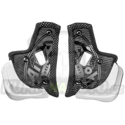 lícníce interiéru pro přilby AVIATOR 2.3 s HYDRA systémem, AIROH (černá)