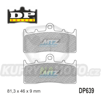 Destičky brzdové DP639-SDP DP Brakes - směs SDP Sport HH+