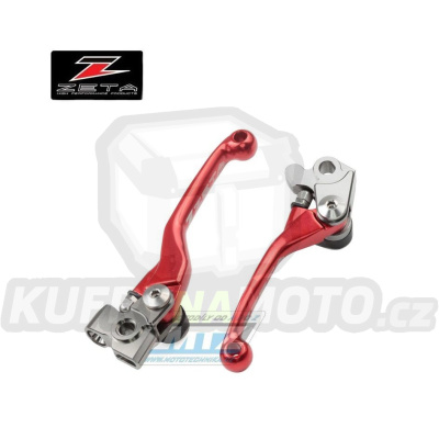 Sada výklopných páček ZETA PIVOT - ZETA ZE44-4143 - Beta RR250+RR300 / 13-24 + RR 4takt / 12-24 + XTrainer 250+300 / 15-24 - červené