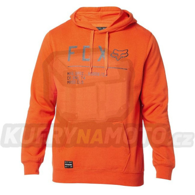Mikina FOX Non Stop Pullover Fleece Atomic Orange - velikost XL