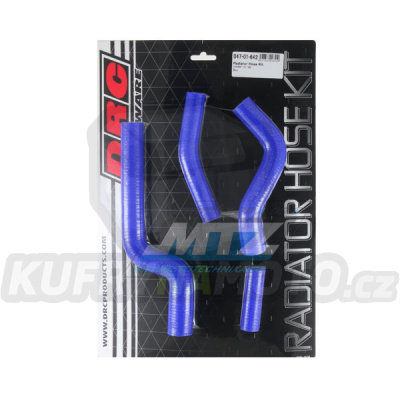 Hadice chladiče DRC RADIATOR HOSE KIT - DRC D47-01-642 - Yamaha YZF250 / 07-09 - modré (sada 4ks)