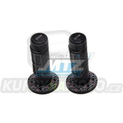 Rukojeti/Gripy Offroad MX/Enduro (117mm) včetně kroužků Donut - černé