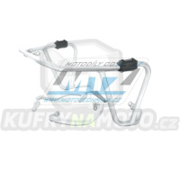 Padací rám Dual Sport Crash Bar - BMW F750GS+F850GS / 16-22 + F800GS / 24 - barva stříbrná Ice Polished