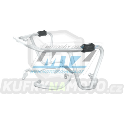 Padací rám Dual Sport Crash Bar - BMW F750GS+F850GS / 16-22 + F800GS / 24 - barva stříbrná Ice Polished