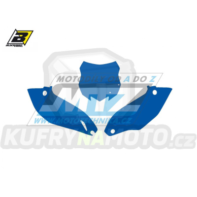 Polepy číslových tabulek (vystřižené) - Kawasaki KXF250 / 13-16 + KXF450 / 13-15 - barva modrá