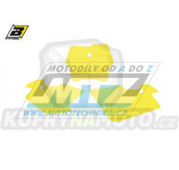 Polepy číslových tabulek (vystřižené) - Husqvarna TC400+TC570 / 01-04 - barva žlutá