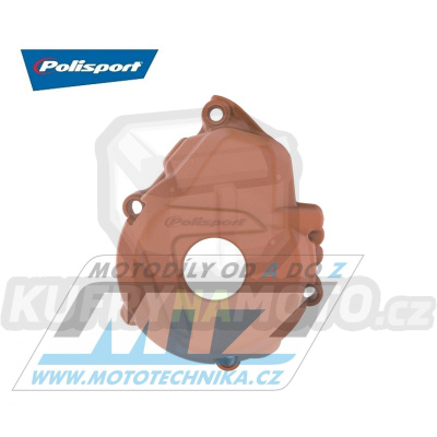 Kryt víka zapalování KTM 250EXCF+350XCFW / 17-23 + Freeride 250R+Freeride 250F / 18-19 + Husqvarna FE250+FE350 / 17-23 + Gas-Gas ECF250+ECF350 - barva tmavě oranžová