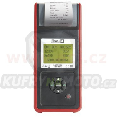 tester bateriíí, napětí, proud, dobíjení, 12/24 V, 30 - 220 Ah, s tiskárnou START/STOP GYS PBT600